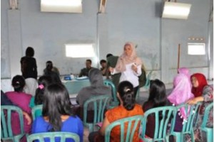 Kegiatan sosialisasi bahaya narkoba kepada ibu hamil 